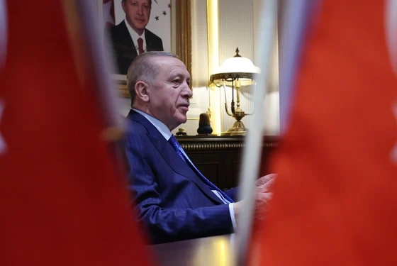Erdoğan, 12 Dev Adam’ın maçını izledi.