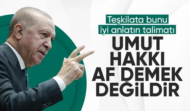 Cumhurbaşkanı Erdoğan talimatı verdi