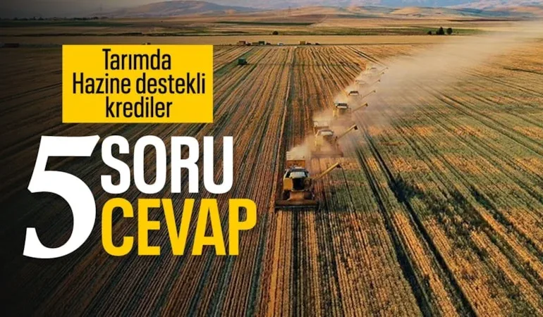 Tarımda Hazine destekli krediler…
