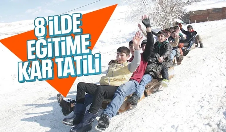 Kar tatili ilan edilen iller…